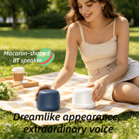 Mini haut-parleur Bluetooth 5.3 sans fil en plastique, 5W stéréo, AirPlay, multicolore, autonomie prolongée, cordon de suspension, USB, carte TF, portable