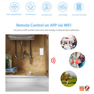 เซ็นเซอร์ตรวจจับน้ำรั่วไหล Zigbee รุ่น ZB-WI-2 ปี 2026 พร้อมระบบแจ้งเตือนผ่านแอป Smart Life สำหรับบ้านอัจฉริยะ ป้องกันน้ำท่วม ระบุตำแหน่งจุดรั่วไหล  รองรับการเชื่อมต่อ Smart Life App - Product Image 3