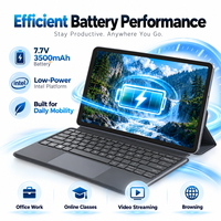 Laptop Tablet PC 2 in 1 11,97 Inci 2000x1200 IPS Intel Pentium Gold 6500Y RAM 12GB SSD 256GB Keyboard Lepas Pasang untuk Penggunaan Kantor
