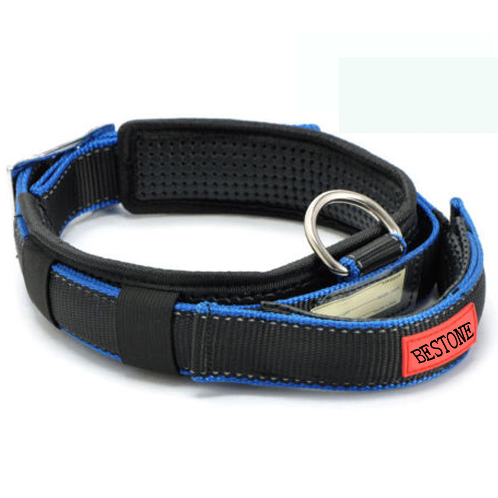Регулируемый Выдвижной Нейлоновый ошейник для собак с мягкой подкладкой и эластичной ручкой