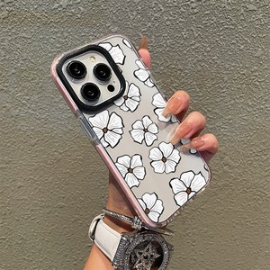 Cover per Telefono con Fiori Bianchi OEM di Fabbrica per 16 15 Pro 11 12 13 14 Pro XS <span class=keywords><strong>XR</strong></span> 7 8 Plus, Antipolvere e Antiurto - Product Image 6