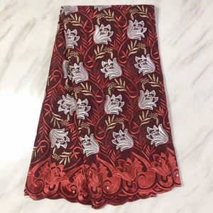Di alta qualità cotone coreano svizzero pizzo africano Voile lucido cotone pizzo africano svizzero - Product Image 1