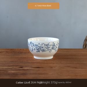 Assiette à pâtisserie vintage française pour le thé de l'après-midi, motif bleu rêve, SUREON, vaisselle jetable en <span class=keywords><strong>porcelaine</strong></span>, plat classique pour gâteaux et plats occidentaux - Product Image 6