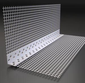 Bande de coin en maille de fibre de verre plastique 135g 4x4mm - Protection murale en plâtre anti-fissures pour projets de construction - Product Image 3