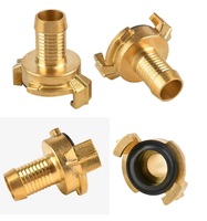 Raccord rapide en laiton pour tuyau, adaptateur de section de tuyau pour tuyaux de 13 mm (1/2 pouce) et 16 mm (5/8 pouce) 1/2 3/4 1 1-1/2