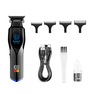 Kemei KM-1556 chuyên nghiệp cắt tóc tóc tông đơ không dây tông đơ điện tóc Clipper pin lithium Máy cắt tóc - Product Image 5