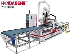 Novo modelo de máquina de agrupar CNC, roteador CNC, máquina de corte, roteador CNC com sistema de alimentação automática e boa qualidade do produto