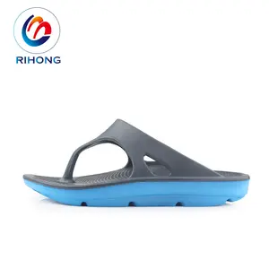 good supplier high grade eco beach slipper outdoor sublimation rubber pvc men's flip flops
