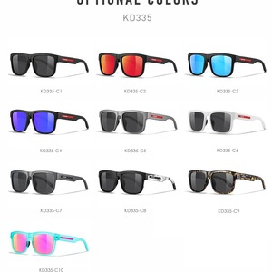 Para <span class=keywords><strong>Kdeam</strong></span>, <span class=keywords><strong>gafas</strong></span> de sol polarizadas cuadradas con logotipo personalizado, nuevas <span class=keywords><strong>gafas</strong></span> coloridas UV400 para deportes al aire libre, conducción, pesca - Product Image 4