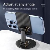 X619-1 Support Universel pour Téléphone Portable, Support de Tablette Portable, Fixations de Bureau, Joint Amortissant en ABS, Support de Téléphone en Plastique et Métal, Logo Personnalisé