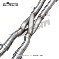 Système d'échappement Catback Boska de luxe sur mesure en acier inoxydable poli de 1,5 mm d'épaisseur pour M3 E90/E92/E93 4.0L 2008-2013 OEM Garantie 3 ans