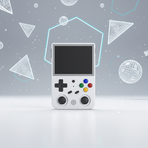 ANBERNIC <span class=keywords><strong>RG353V</strong></span> Consola de Juegos Portátil con Pantalla Táctil de 3.5 Pulgadas, <span class=keywords><strong>Android</strong></span>/Linux, Retro, WiFi, 3200 mAh, Resolución 640*480, RK3566 - Product Image 1