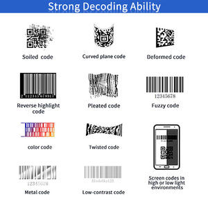 EMT8097M USB RS232 바코드 리더 스캐닝 엔진 자판기 용 1D 2D QR 바코드 스캐너 - Product Image 3