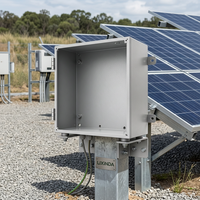Armoire de distribution photovoltaïque IP65 en acier laminé à froid pour extérieur, boîtier solaire 600x800x300mm, logo personnalisé OEM