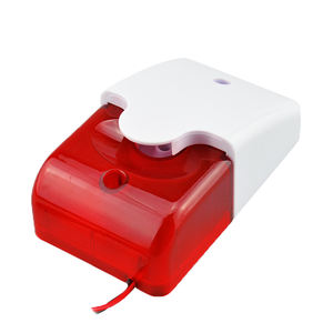 Populaire haut décibel filaire stroboscopique Mini sirène son LED clignotant alarme lumière rouge système d'alarme intérieur - Product Image 3