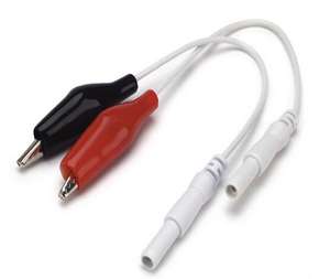 Câble audio 3,5 mm mâle stéréo pour téléphone vers pinces crocodiles - Product Image 2