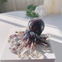 Kustom 3D dicetak SLA layanan prototipe cepat prototipe kristal transparan Resin gurita Model baja dan mesin kuningan