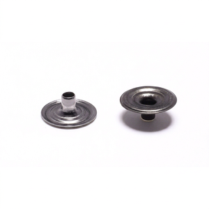 Ensemble de boutons-pression en laiton métallique de 12 mm avec logo personnalisé, 4 parties - Product Image 6