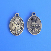 Pendentif Saint caf105, Protection du mal, pendentif en Saint ton, tartre religieux catholique