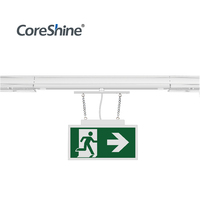 Système d'éclairage linéaire d'urgence à LED 50W avec batterie de secours pour conduits linéaires