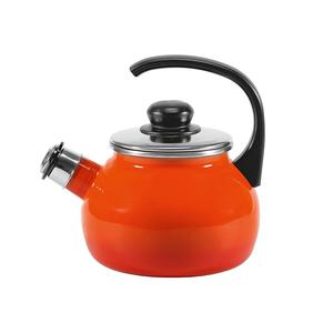 Karl Krüger Flötenkessel emailliert 18cm Ø 21cm - Product Image 1