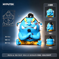 Figurines Q-version Jinbei One Piece Big-head Luffy Chopper Ace Hancock, Boîtes Mystères, Jouets à Presser en Mousse PU, Vente en Gros Personnalisée