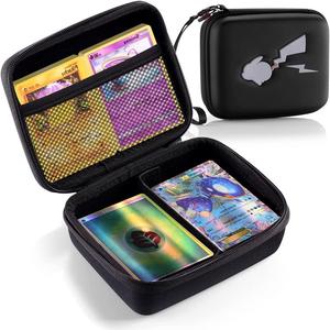 Carte à jouer <span class=keywords><strong>Pokemon</strong></span> portable personnalisée avec fermeture éclair de voyage et étui rigide en EVA pouvant contenir jusqu'à 400 cartes - Product Image 1