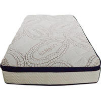Surmatelas en mousse à mémoire de forme hybride haute densité à libération de pression, mousse viscoélastique compressée sous vide, taille King pour bébés et enfants