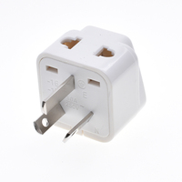 Adaptateur de voyage BOXIN WD avec prise australienne, rallonge universelle 2 prises pour UE/Royaume-Uni/USA/Italie MAX 10A CE ROHS Noir Blanc