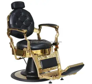 DREAMSALON çerçeve altın rahat vintage takara ağır kuaför antika tarzı berber sandalyeleri