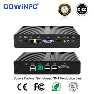มินิพีซีอุตสาหกรรมแบบไร้พัดลม พร้อมโปรเซสเซอร์ Intel Quad Core รองรับอุณหภูมิกว้างช่วง 40 ถึง 60 องศา ° รองรับจอแสดงผลคู่ - Product Image 6