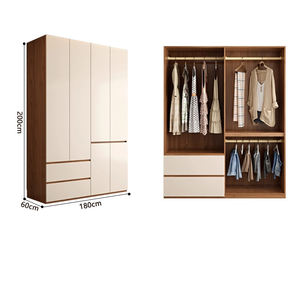 Budget Friendly Apartment Home Hotel <b>Bedroom</b> <b>Furniture</b> Clothing Wardrobe Modern Simple <b>Modular</b> Wooden Portable Customizable - Product Image 3