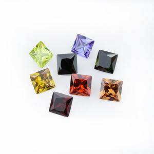 Gema Artificial <span class=keywords><strong>de</strong></span> Circonita Cúbica Suelta, 8 Corazones y 8 Flechas, <span class=keywords><strong>Color</strong></span> Blanco, <span class=keywords><strong>Rosa</strong></span> y Amarillo, Corte Redondo, Circonita Cúbica Sintética - Product Image 4