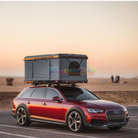 Tente de toit de voiture Pop Up tente de toit de voiture à coque dure Dachzelt Auto Hartschale 2-3 personnes tente de toit de Camping en aluminium