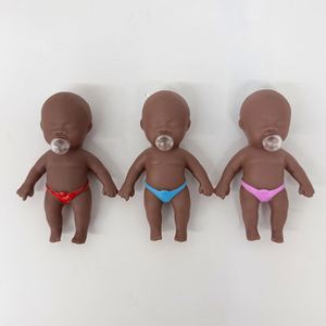 ของเล่นบีบสควิชชี่สีดำจากคลังสินค้าสหรัฐอเมริกา พร้อมฟังก์ชั่นเป่าฟองสบู่ บอลบีบคลายเครียดแบบคืนตัวช้า สำหรับเด็กและผู้ใหญ่ - Product Image 3