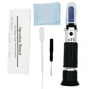 Draagbare handrefractometer 0-32% <span class=keywords><strong>Brix</strong></span> voor het testen van suikergehalte in fruitsap, dranken en voedsel - Product Image 6