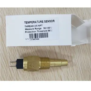 Sensor de temperatura máxima de agua 120C 3/8NPT máxima temperatura de agua 120C 1/2NPT para generador diesel