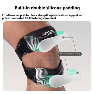 Sport Patella Basketball Kompression Knies chützer Einstellbare Outdoor Running Fitness Stoß dämpfende Ellbogen Kniesc honer Ärmel - Product Image 3