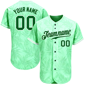 Camiseta de Béisbol Personalizada, Jersey de Softbol, Venta al por Mayor, Sublimación, Lisa, en Blanco - Product Image 1