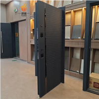Puerta de Entrada de Hierro de Lujo, Puerta de Seguridad Metálica para Casa, Precio al por Mayor, Puerta Exterior de Acero, Puerta Residencial