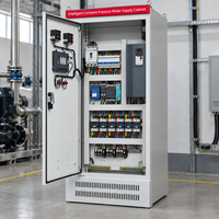 Panneau de commande de pompe à eau personnalisé avec PLC HMI VFD pour l'alimentation en eau à pression constante résidentielle