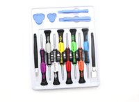 Kit d'outils d'ouverture SOLUDE 16 en 1 pour IPHONE5 4S 4 Samsung Blackberry Motorola, Nokia, HTC Series Mobile Phone