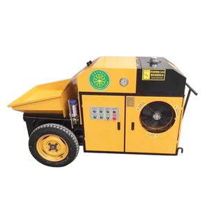 Bomba de Hormigón <span class=keywords><strong>M</strong></span>óvil Mini, Bomba de Hormigón Estacionaria Diésel, Maquinaria de Ingeniería y Construcción - Product Image 4