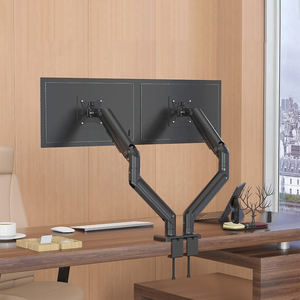 GE72 프리미엄 VESA 알루미늄 하중 20kg 회전 스프링 보조 듀얼 모니터 암 데스크 스탠드 15 ~ <span class=keywords><strong>42</strong></span> 인치 컴퓨터 화면 - Product Image 1