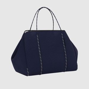 大型沙滩购物手提包女式氯丁橡胶沙滩手提包定制标志女式手提包户外批发氯丁橡胶包 - Product Image 3