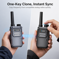 XUNLIBAO Mini Talkie-walkie X3 sans fil UHF portable, radio bidirectionnelle, communication portable, USB Type-C, longue portée