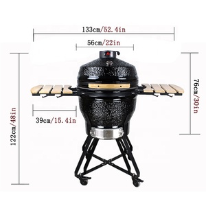 Kimstone 22 Inch BBQ Hút Thuốc Dome Vỉ Nướng Cho Salecera Thịt Nướng Gas Nướng Gốm Nướng Thịt Nướng - Product Image 4