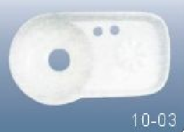 Clinica odontoiatrica bianca spittoon in ceramica dentale - Product Image 4