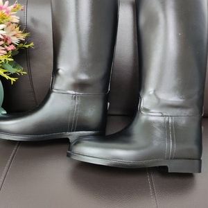 Bottes d'équitation Horshi Legend noires imperméables, bottes d'équitation équestres - Product Image 3