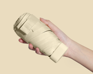 <span class=keywords><strong>Demi</strong></span> Pli Capsule 5 Plis Parapluie Petit et Portable Carte Sac <span class=keywords><strong>Soleil</strong></span> Protection UV Parapluie Pliant Parapluie <span class=keywords><strong>Soleil</strong></span> - Product Image 3